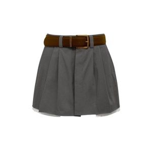 Rumored mini skirt in Charcoal